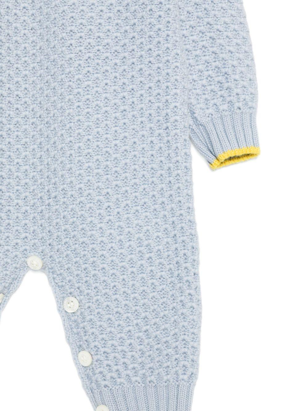 Pagliaccetto per neonato Gensami Kids azzurro di lana - Rubino Kids