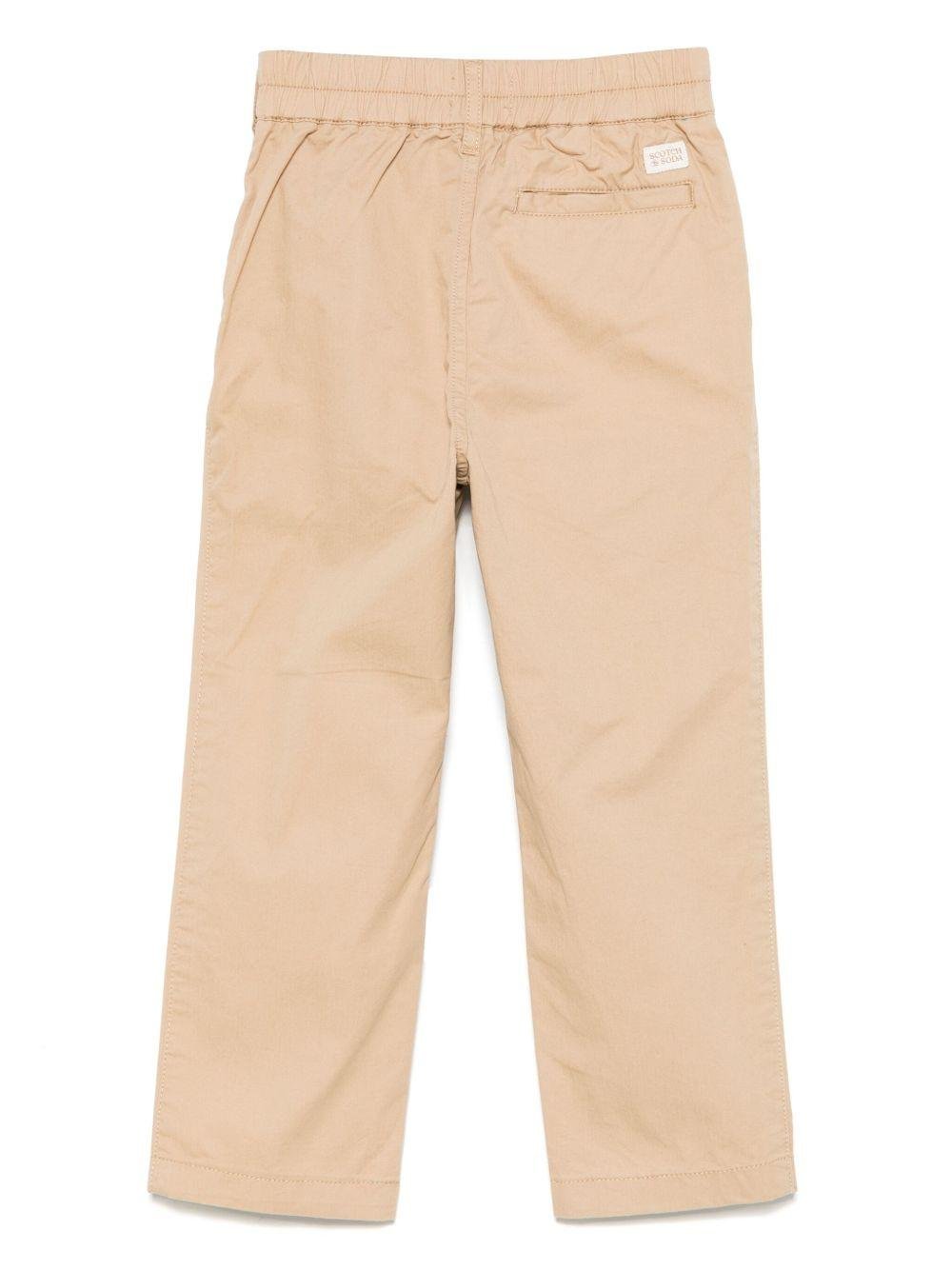 Pantaloni affusolati per bambina Scotch & Soda Kids beige - Rubino Kids