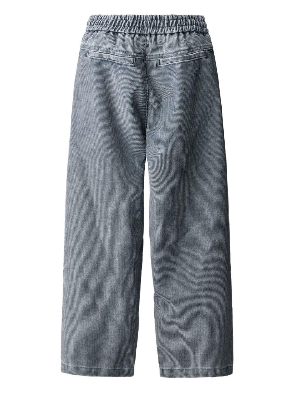 Pantaloni Aster per bambino Molo blu con vita con coulisse elasticizzata - Rubino Kids