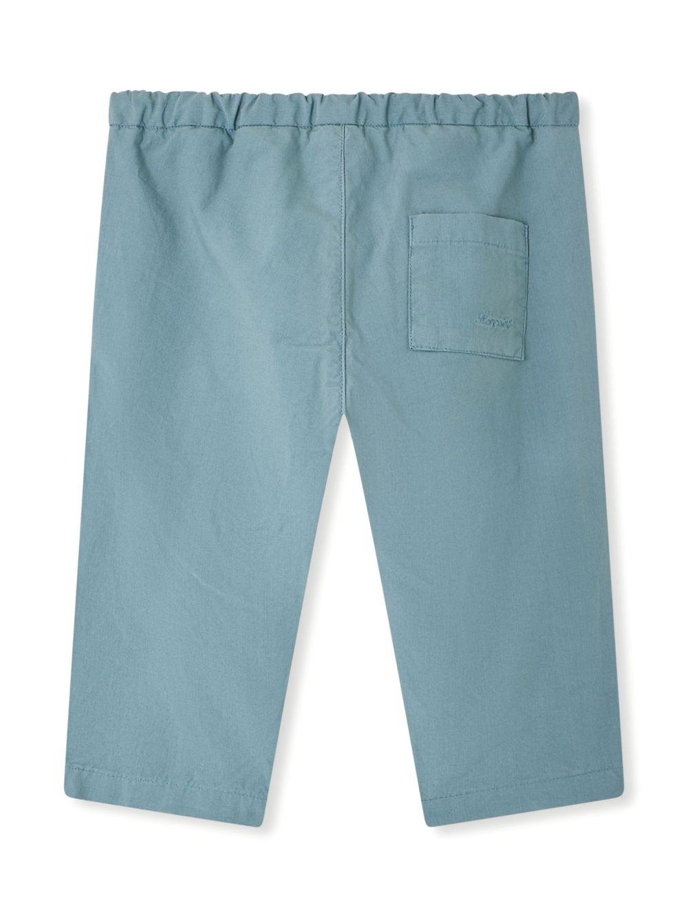 Pantaloni Bandy per neonato Bonpoint blu con vita elasticizzata - Rubino Kids