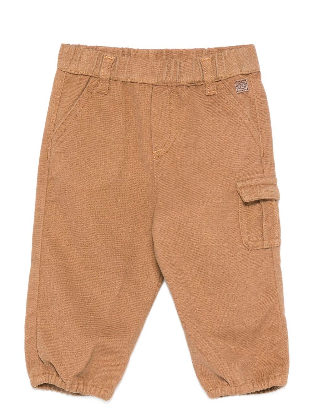 Pantaloni cargo per neonato Tartine Et Chocolat beige con taglio dritto - Rubino Kids