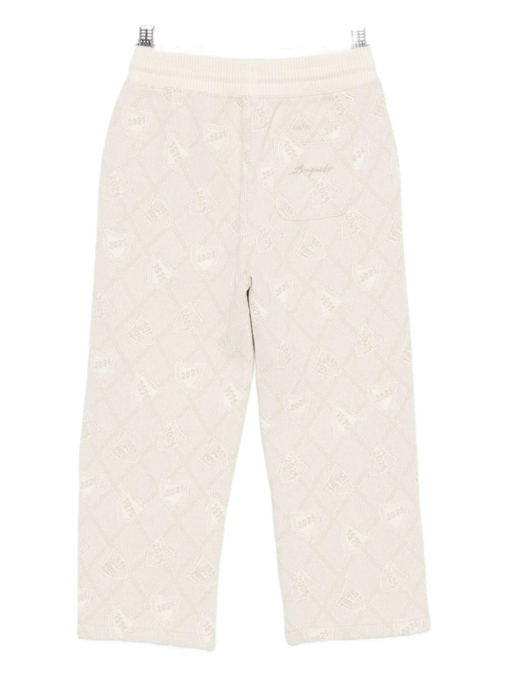 Pantaloni da tuta per bambino Bonpoint Jawen beige con coulisse - Rubino Kids