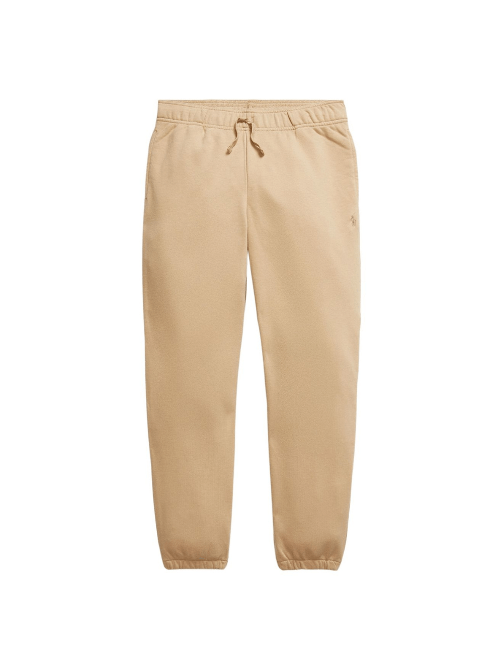 Pantaloni joggers per bambino Polo Ralph Lauren Kids beige con vita elasticizzata - Rubino Kids