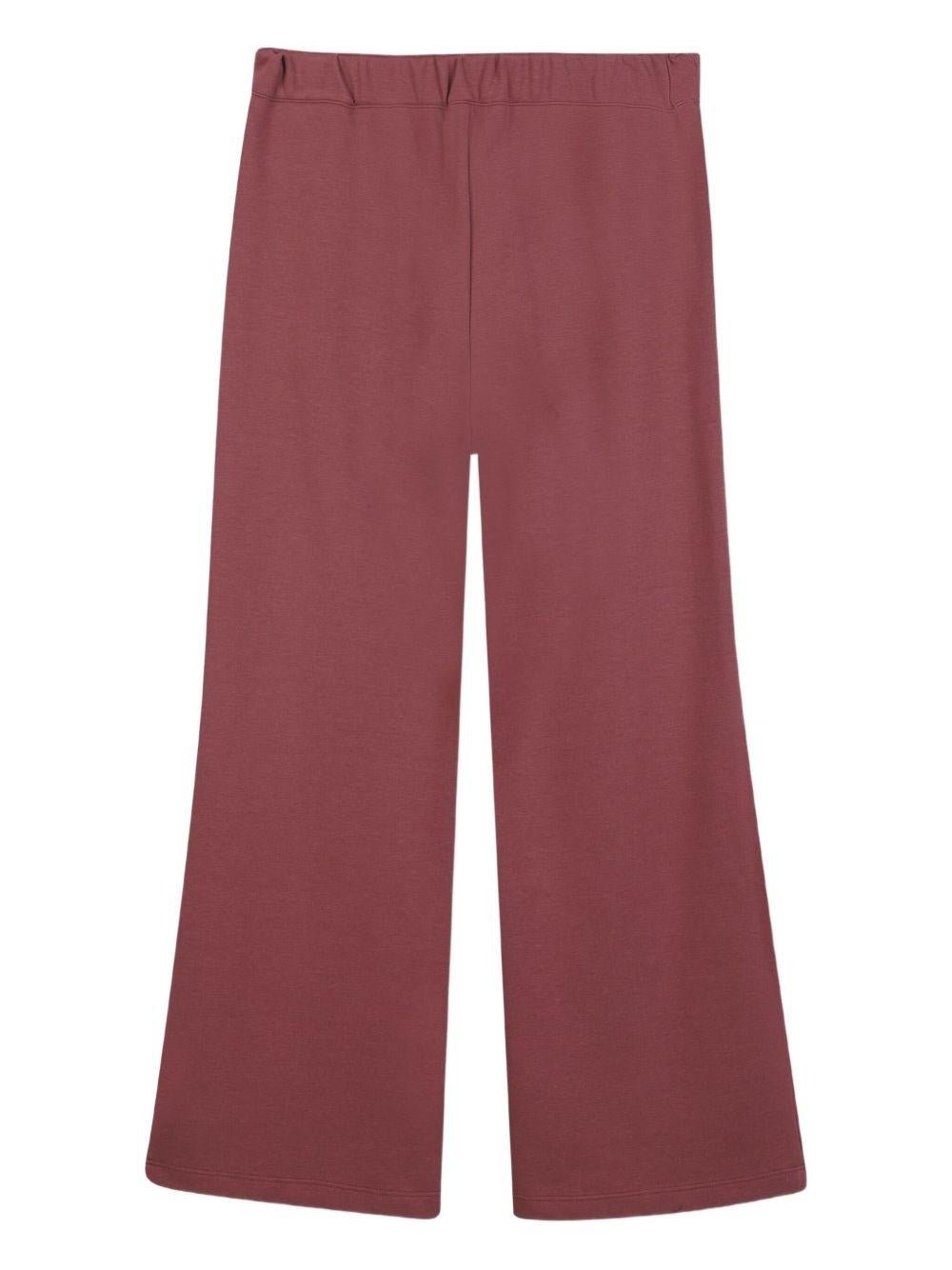 Pantaloni per bambina Chloé Kids rosso con piega - Rubino Kids