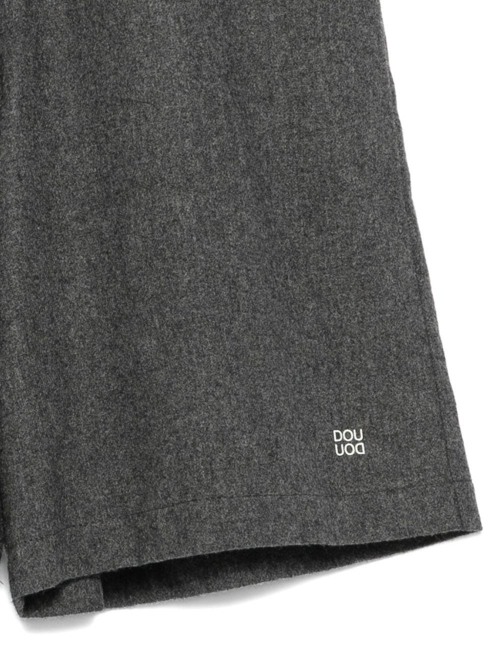 Pantaloni per bambina Douuod Kids grigi con orlo dritto - Rubino Kids