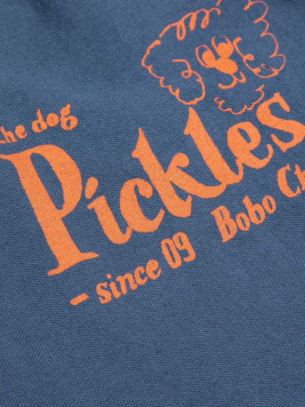 Pantaloni per bambino Bobo Choses blu con stampa "Pickles The Dog" - Rubino Kids
