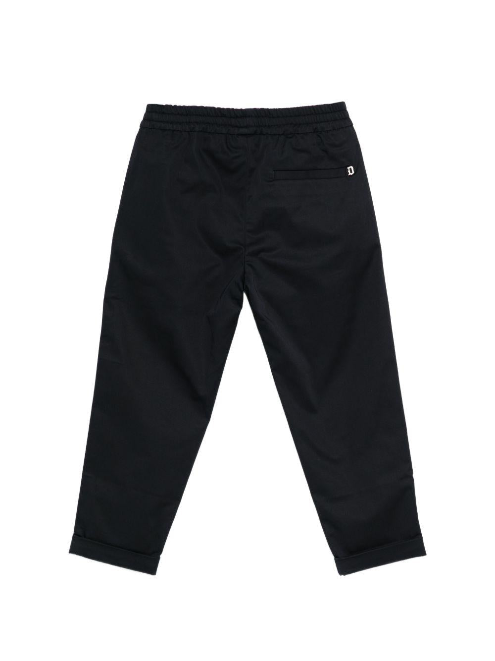Pantaloni per bambino DONDUP Kids blu con orlo con risvolto - Rubino Kids
