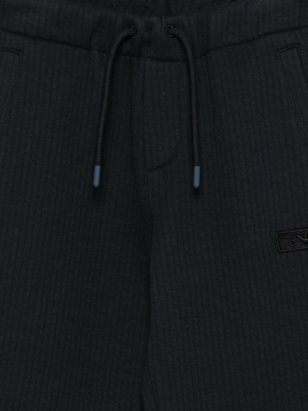 Pantaloni per bambino Emporio Armani Kids blu con coulisse - Rubino Kids