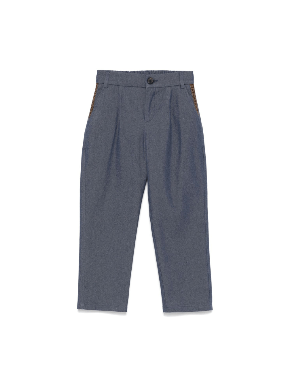 Pantaloni per bambino Fendi Kids grigio modello classico - Rubino Kids