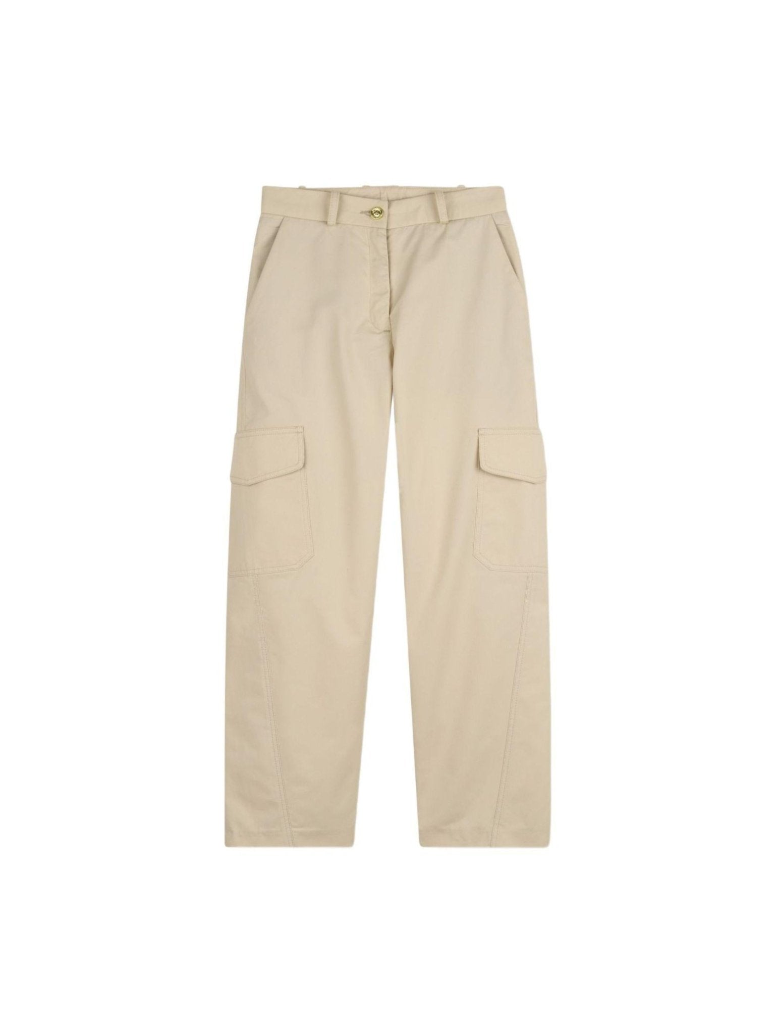 Pantaloni per bambino Givenchy Kids beige con tasche cargo - Rubino Kids