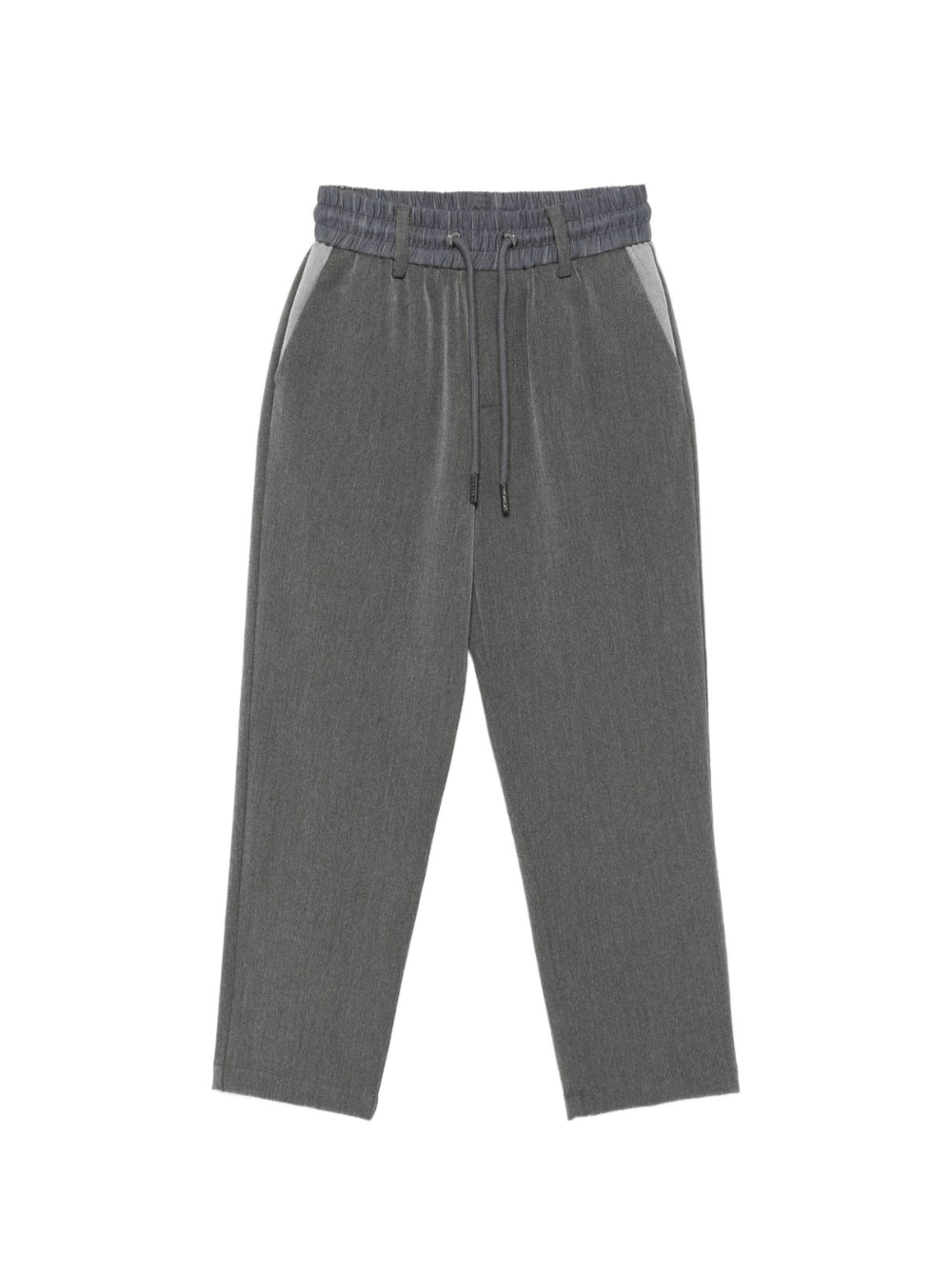 Pantaloni per bambino John Richmond Junior grigio con coulisse in vita - Rubino Kids