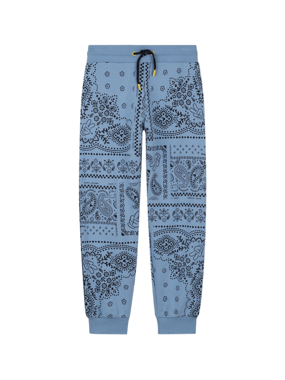 Pantaloni per bambino Marc Jacobs Kids x Disney Mickey Mouse blu con stampa paisley - Rubino Kids