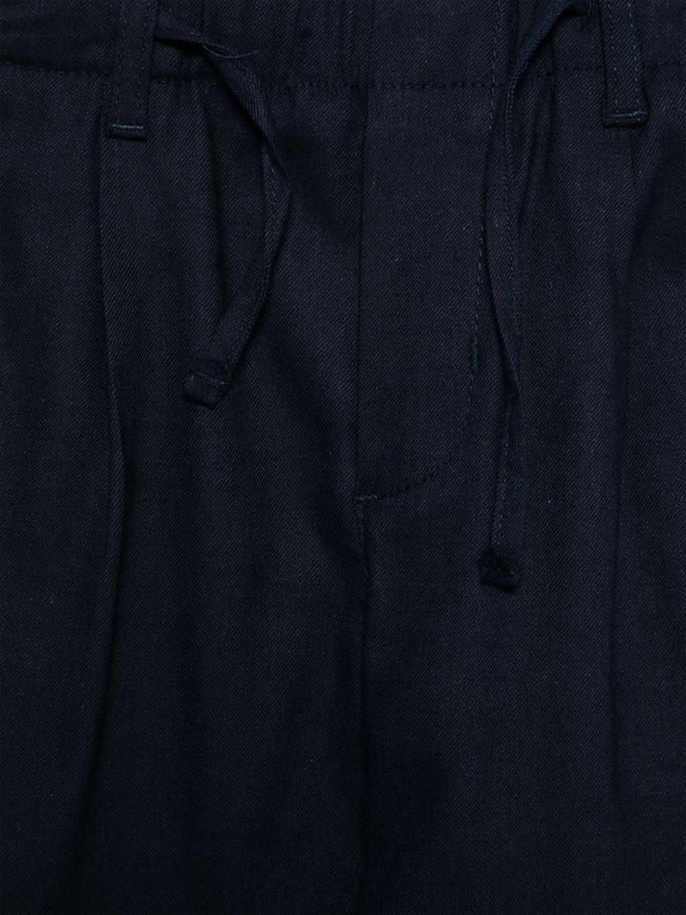 Pantaloni per bambino Paolo Pecora Kids blu con piega - Rubino Kids