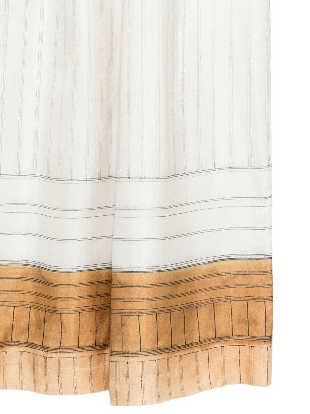 Pantaloni per donna Alysi bianchi con design a righe - Rubino Kids