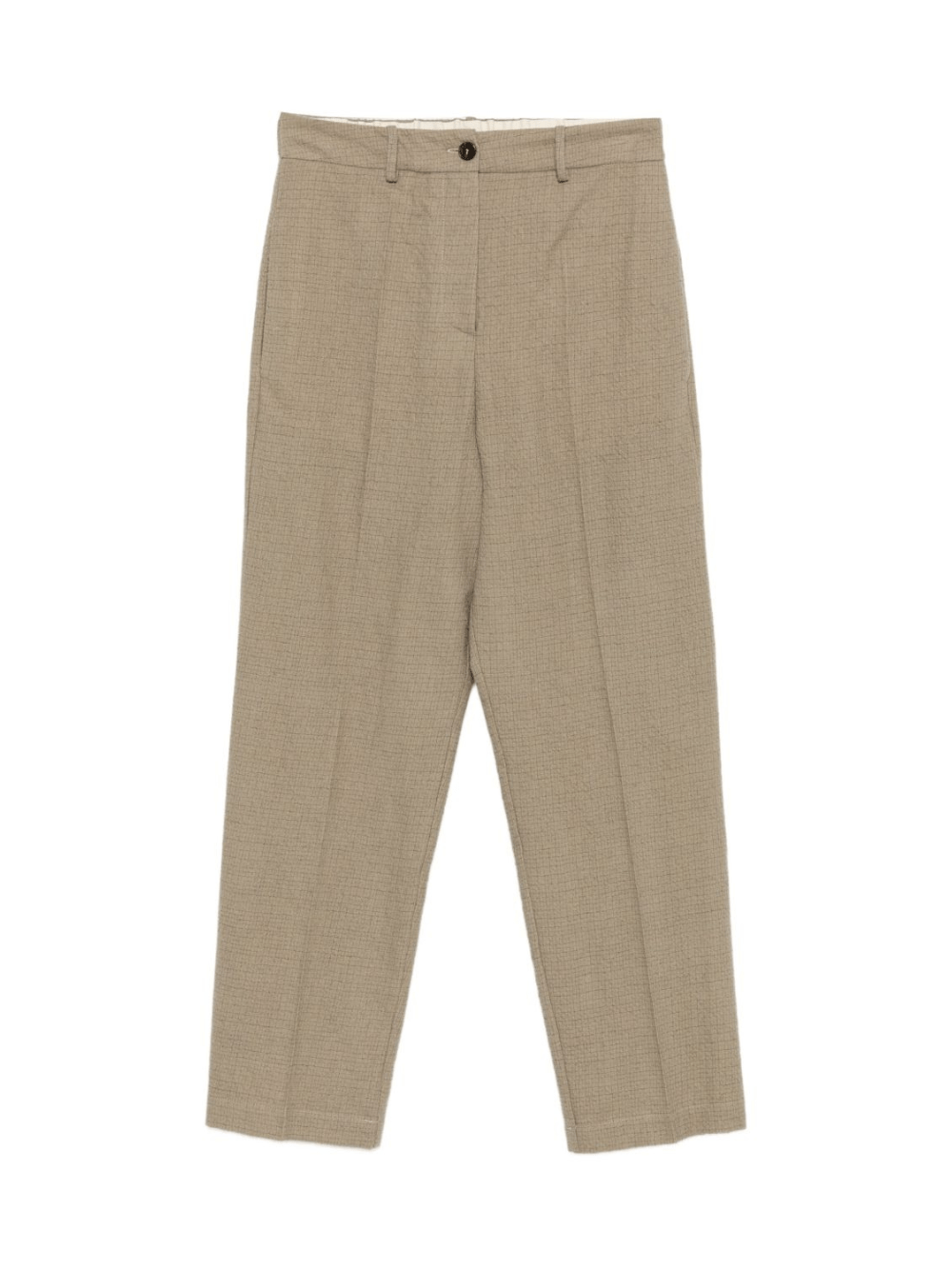 Pantaloni per donna ALYSI marroni con tasche a filetto - Rubino Kids