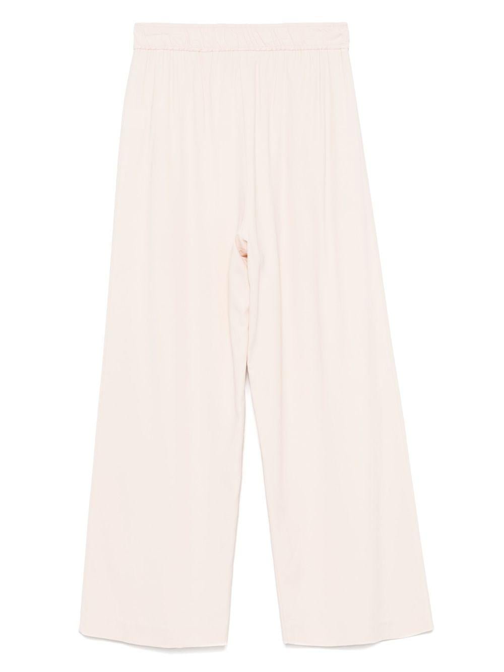 Pantaloni per donna Merci beige con vita elasticizzata - Rubino Kids