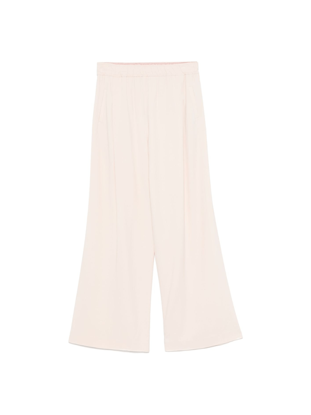 Pantaloni per donna Merci beige con vita elasticizzata - Rubino Kids