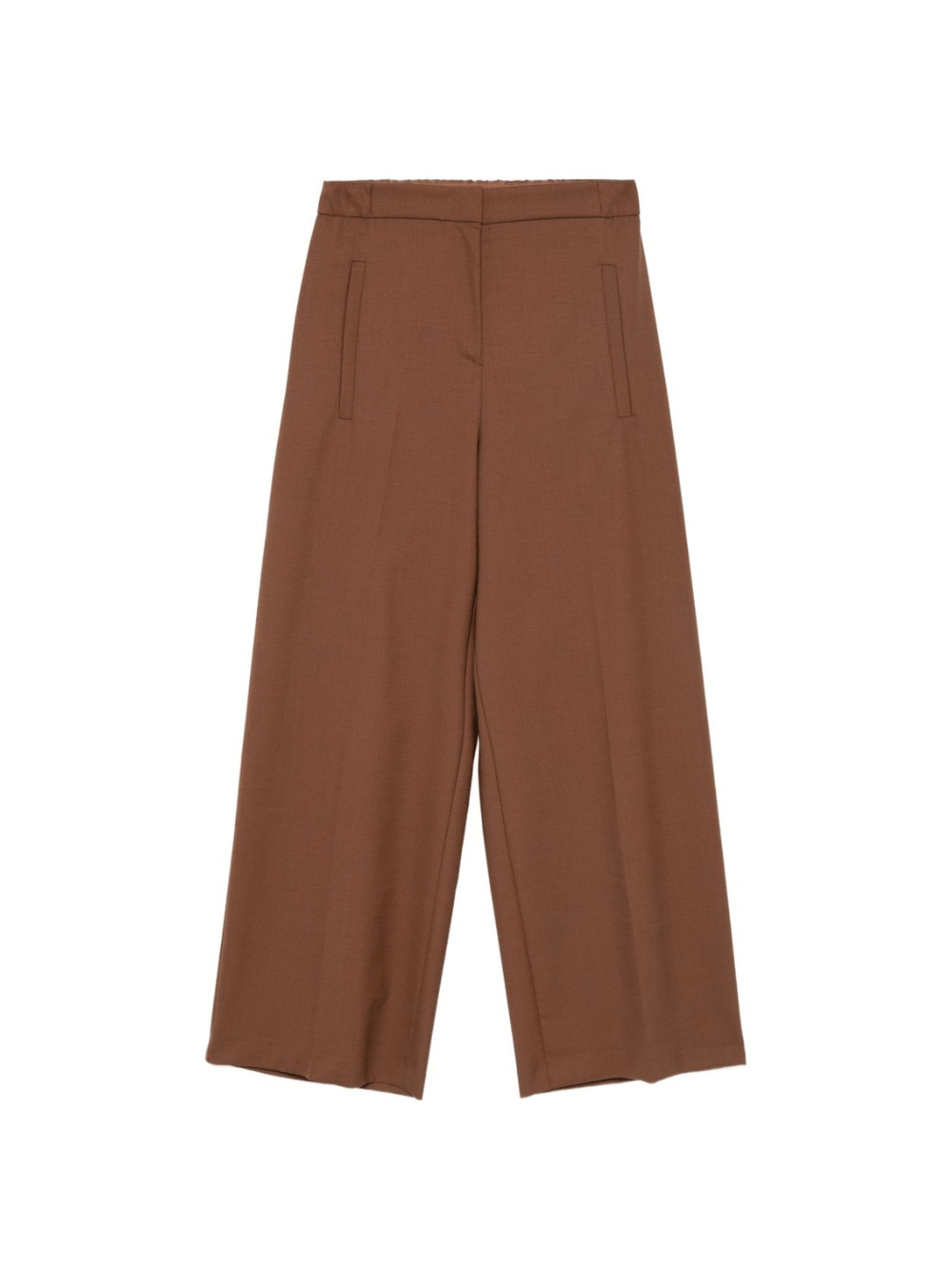 Pantaloni per donna Merci marrone con vita elasticizzata - Rubino Kids