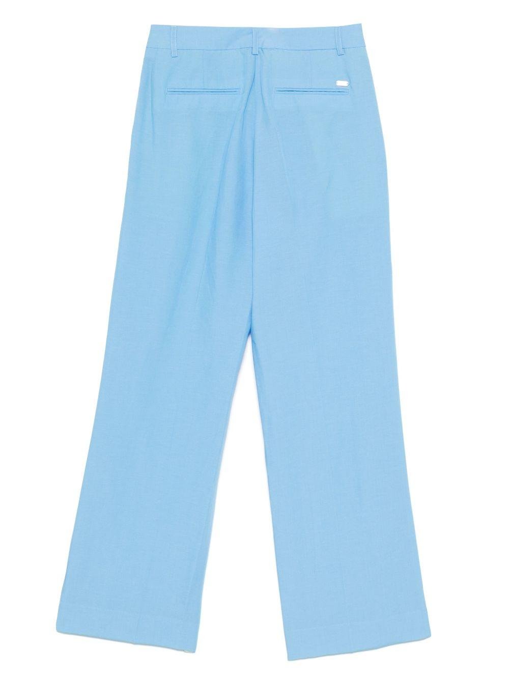 Pantaloni per donna Scotch & Soda Edie azzurro con taglio dritto - Rubino Kids