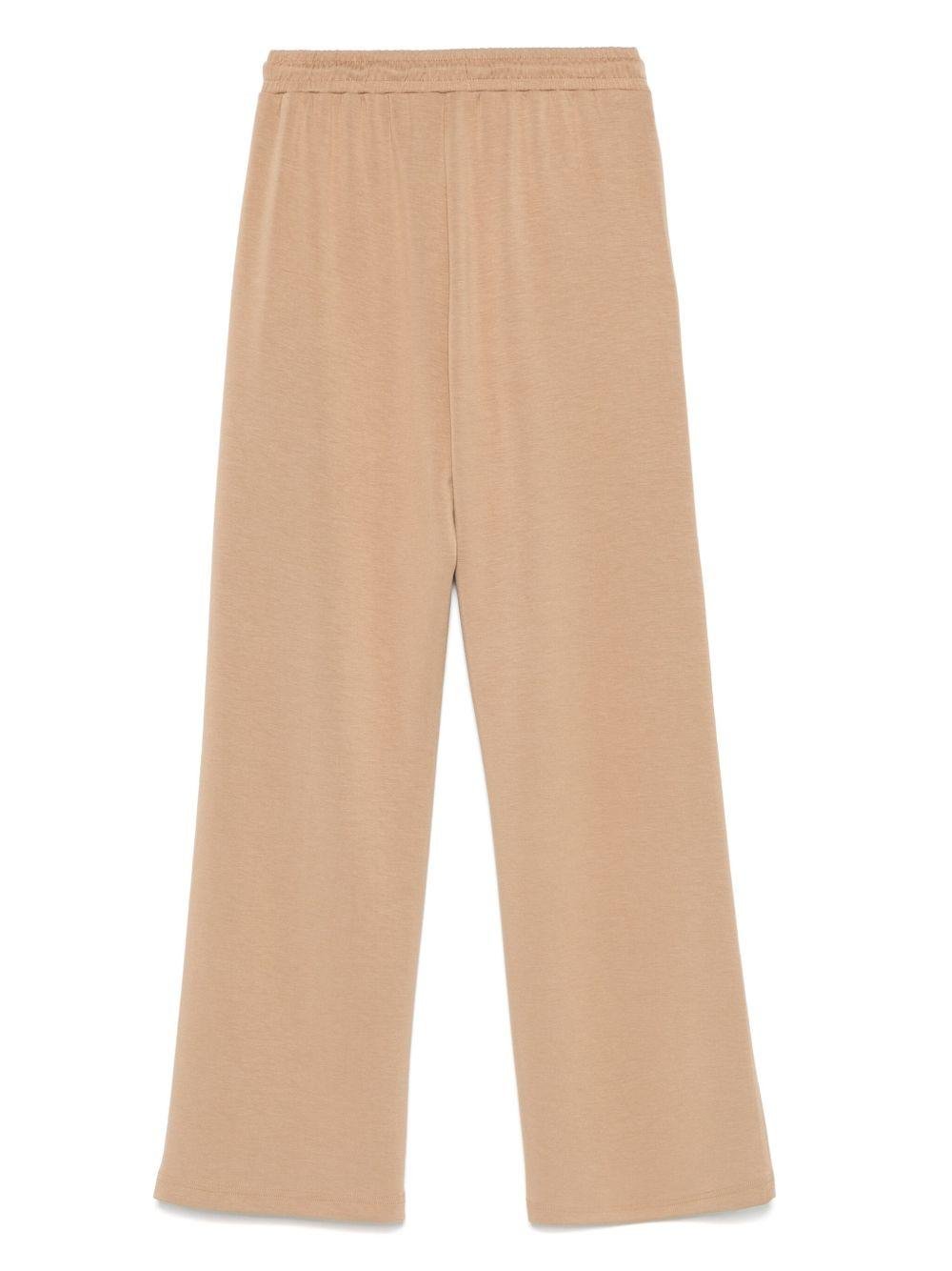 Pantaloni per donna Scotch & Soda marrone co vita con coulisse elasticizzata - Rubino Kids