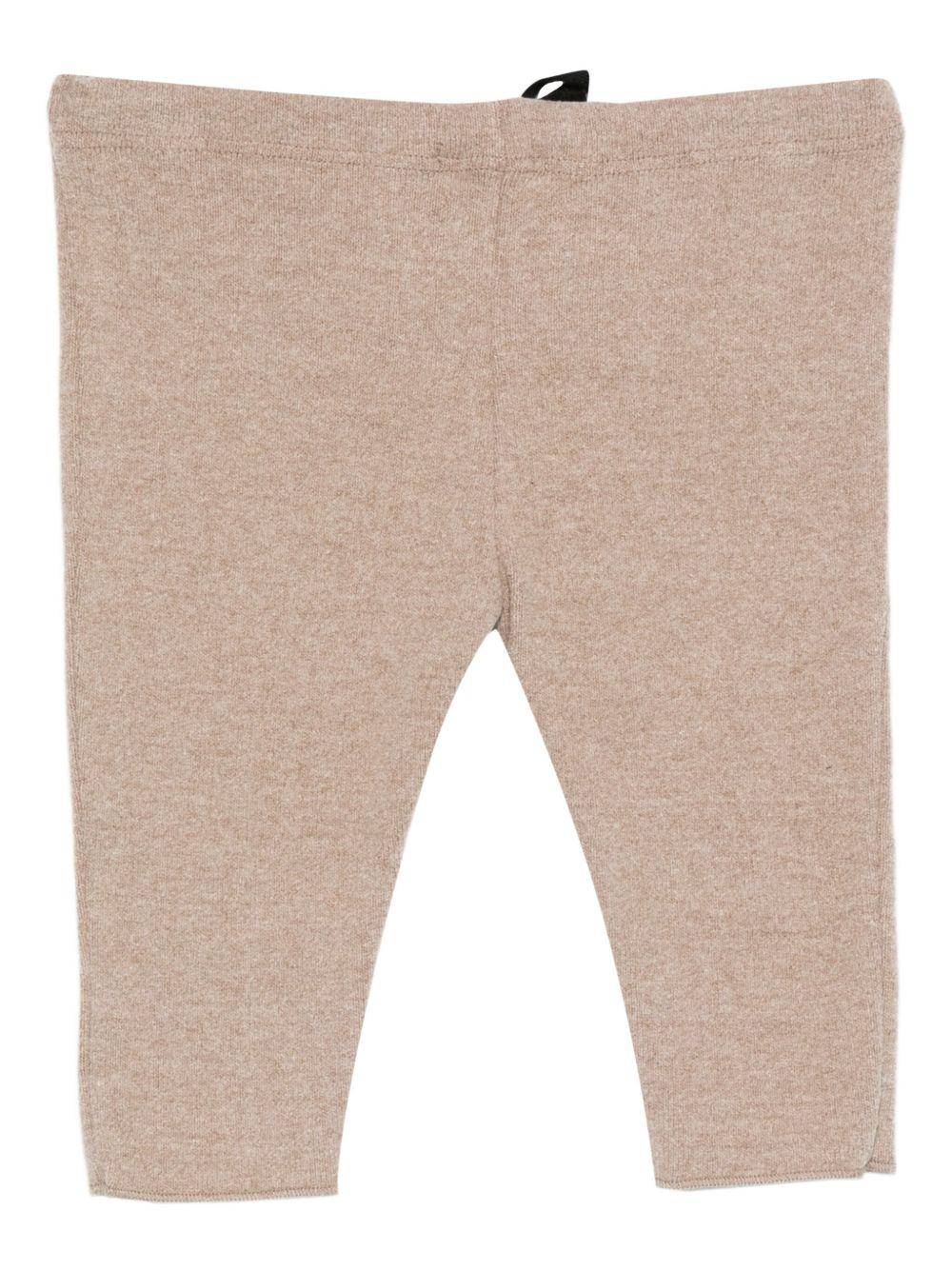 Pantaloni per neonata Album Di Famiglia Kids beige con coulisse - Rubino Kids