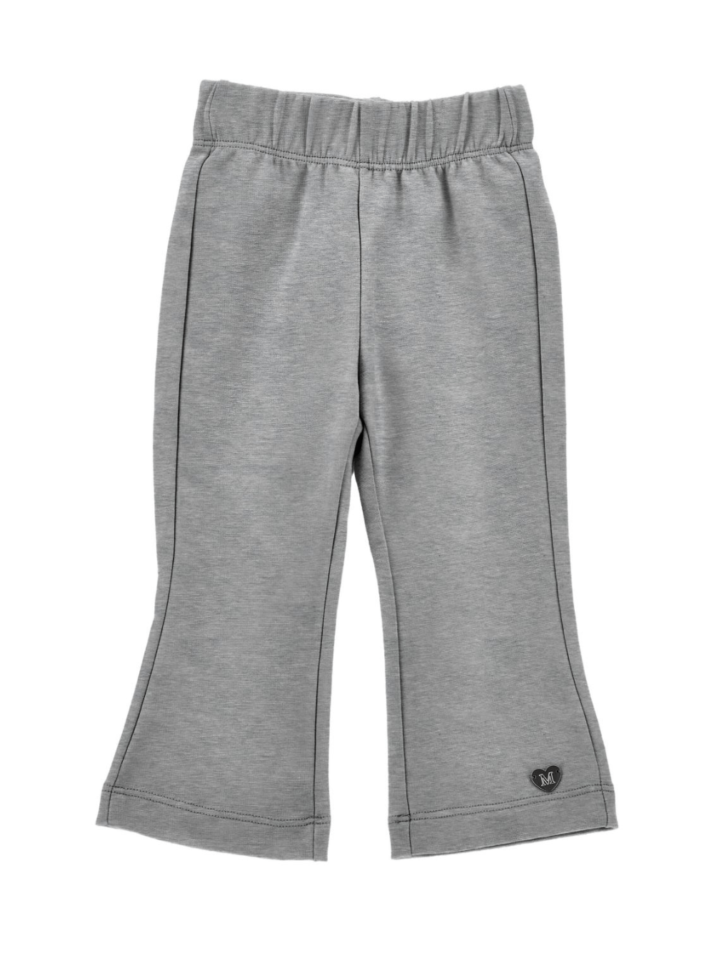 Pantaloni per neonata Monnalisa grigio a gamba ampia - Rubino Kids