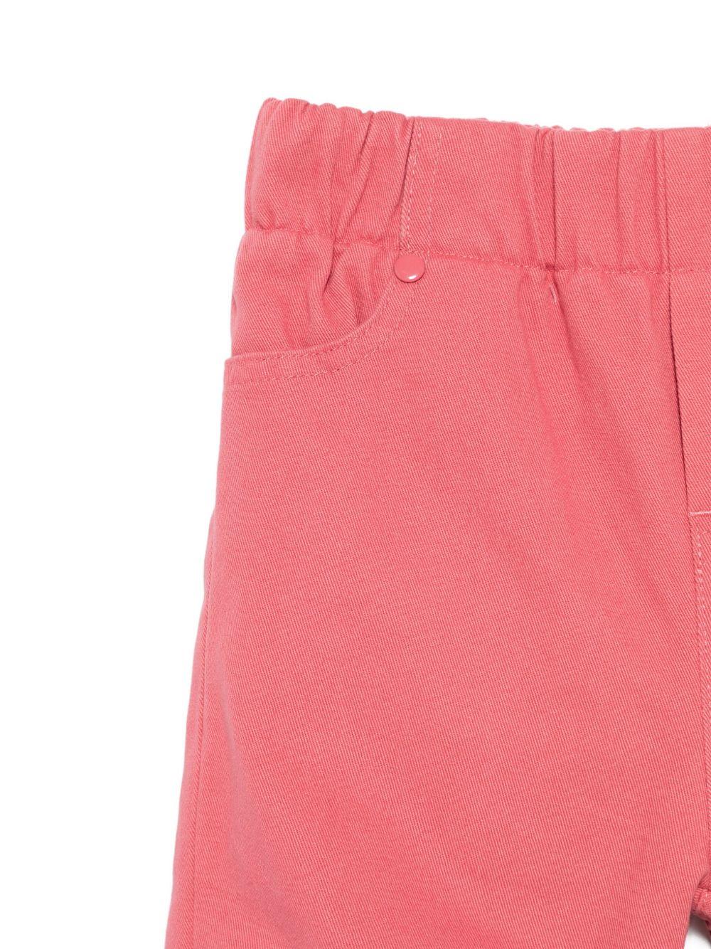 Pantaloni per neonata Stella McCartney Kids rosa con vita elasticizzata - Rubino Kids