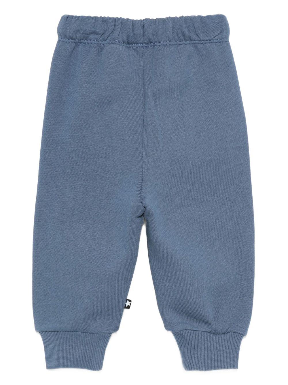 Pantaloni per neonati Molo blu con ricamo orsetto - Rubino Kids