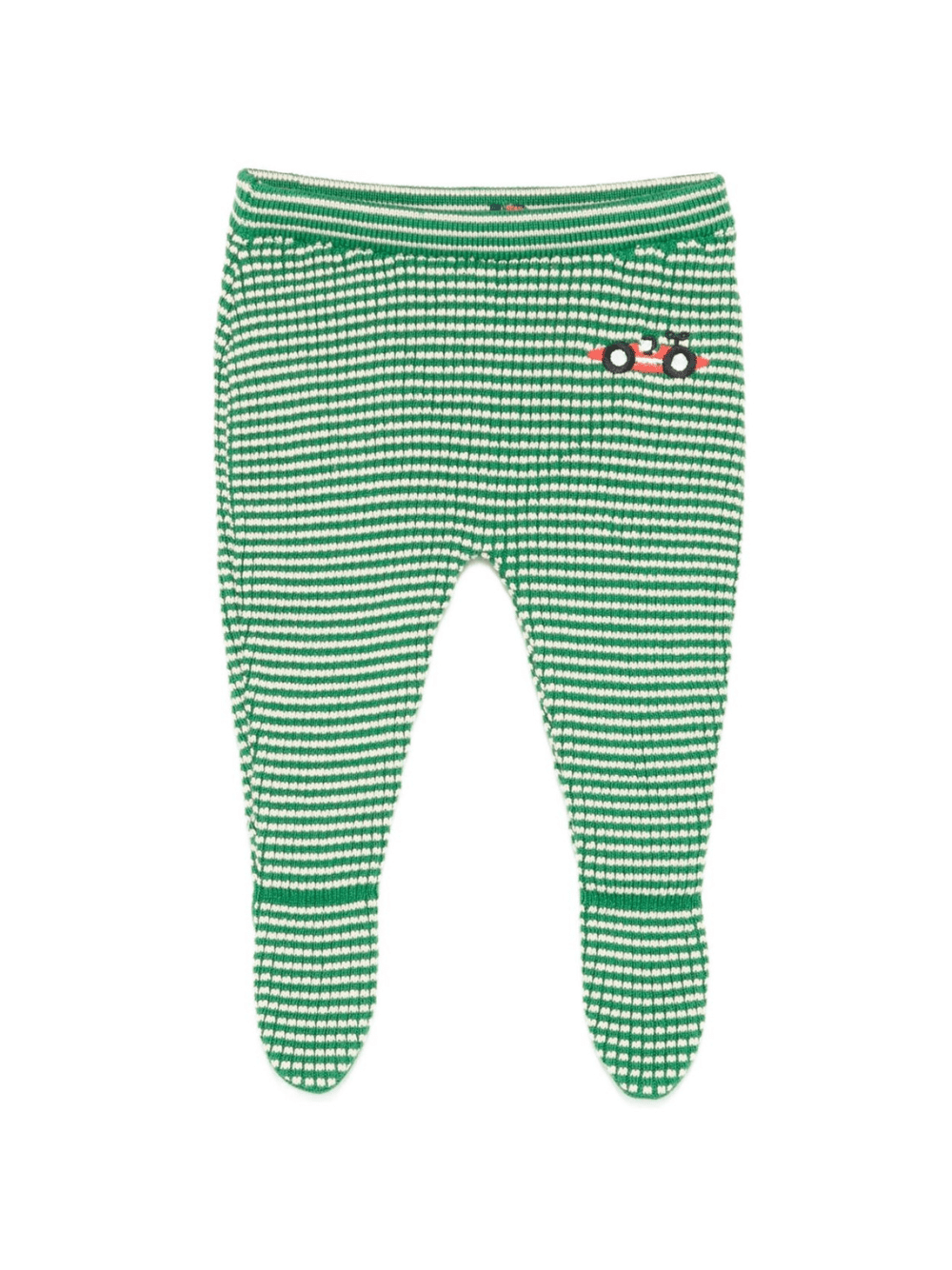 Pantaloni per neonato Bobo Choses verdi con motivo a righe - Rubino Kids