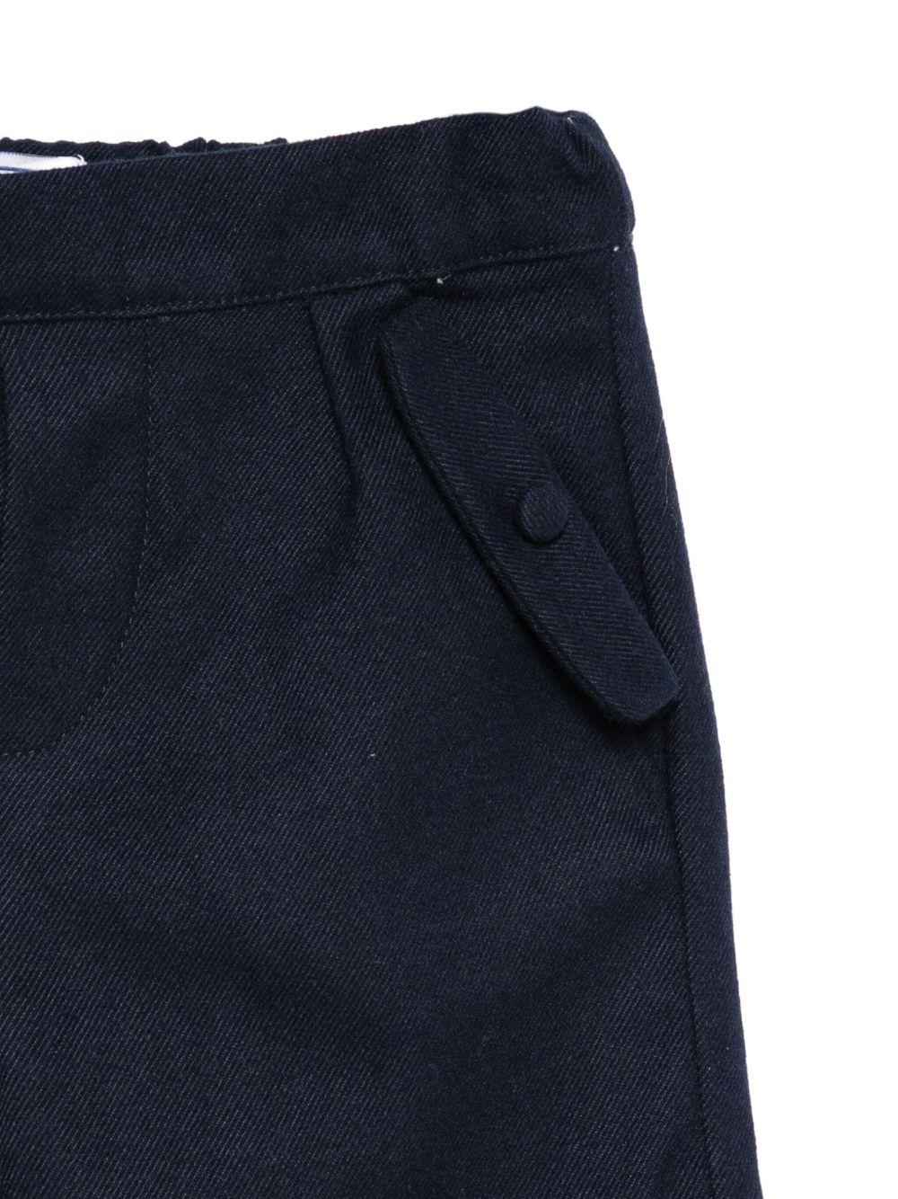 Pantaloni per neonato Tartine Et Chocolat blu con orli con risvolto - Rubino Kids