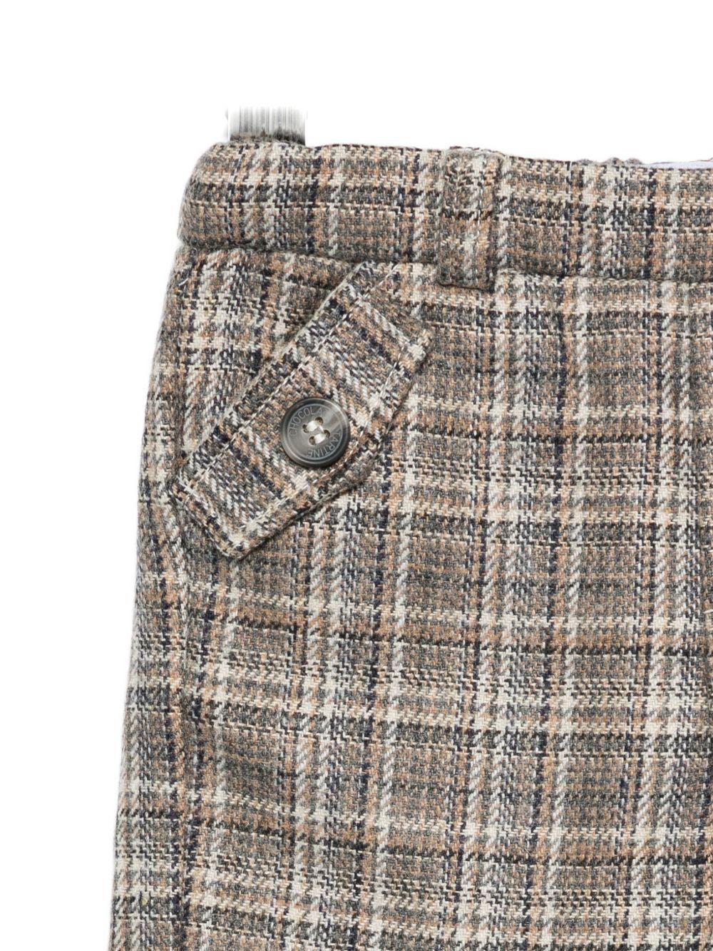 Pantaloni per neonato Tartine Et Chocolat marrone con motivo a quadri - Rubino Kids