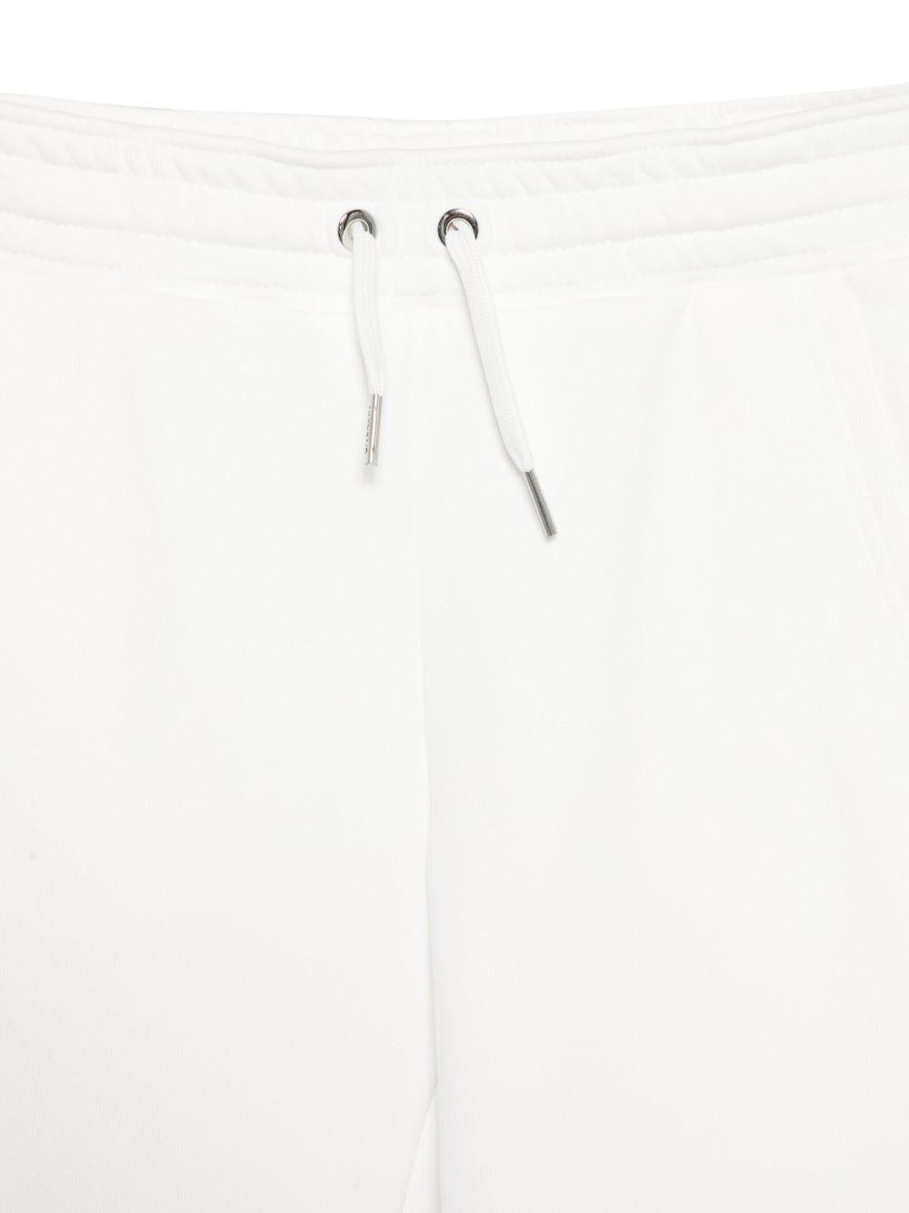 Pantaloni sportivi per bambina Givenchy Kids bianchi con coulisse - Rubino Kids