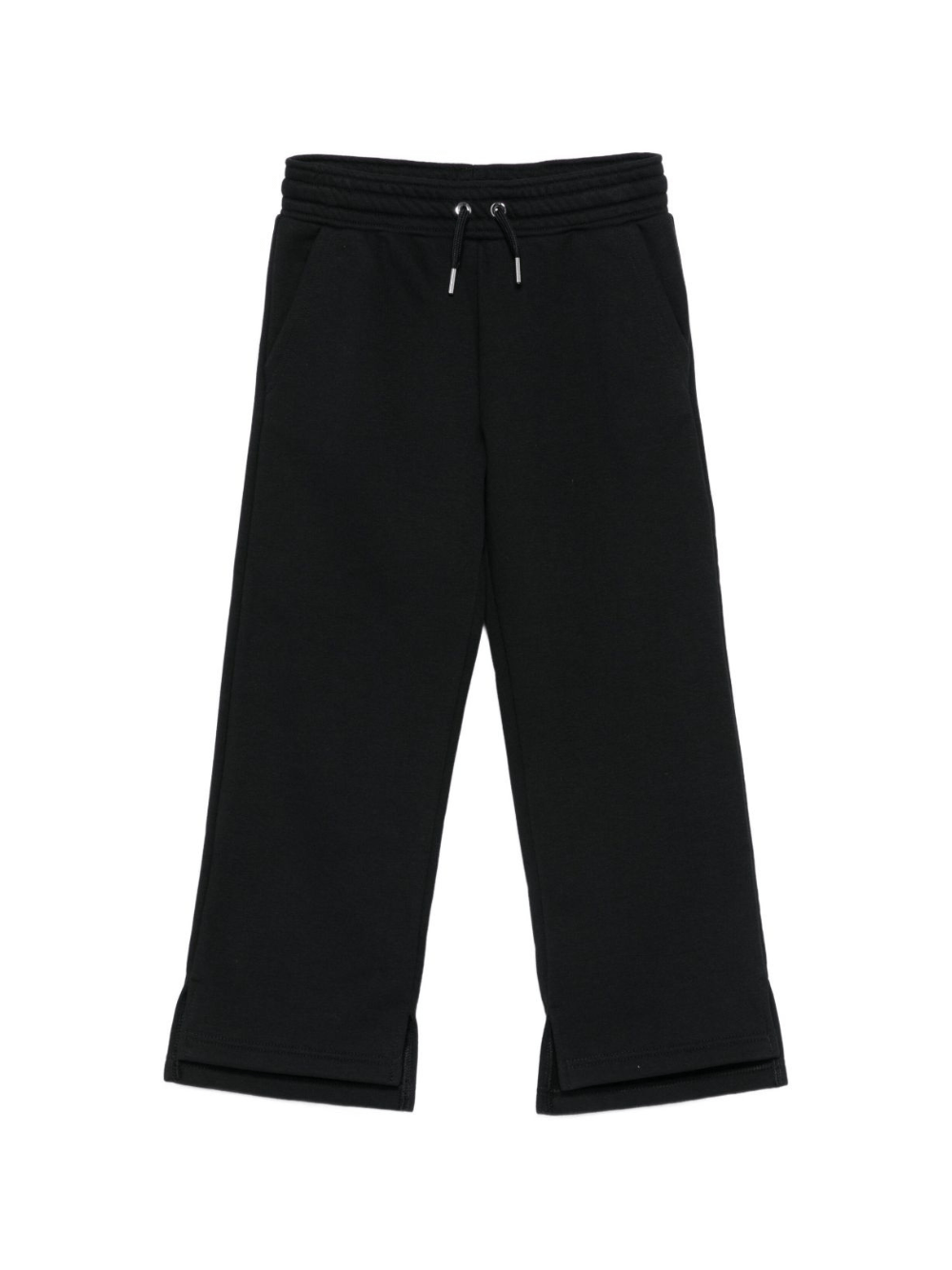 Pantaloni sportivi per bambina Givenchy Kids neri con vita elasticizzata - Rubino Kids
