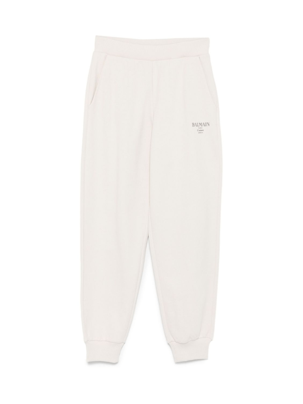 Pantaloni sportivi per bambino Balmain Kids beige con logo - Rubino Kids