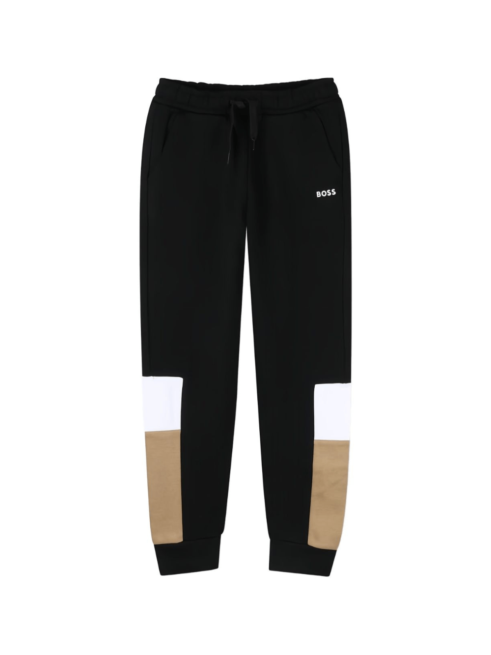 Pantaloni sportivi per bambino Boss Kids nero con coulisse - Rubino Kids