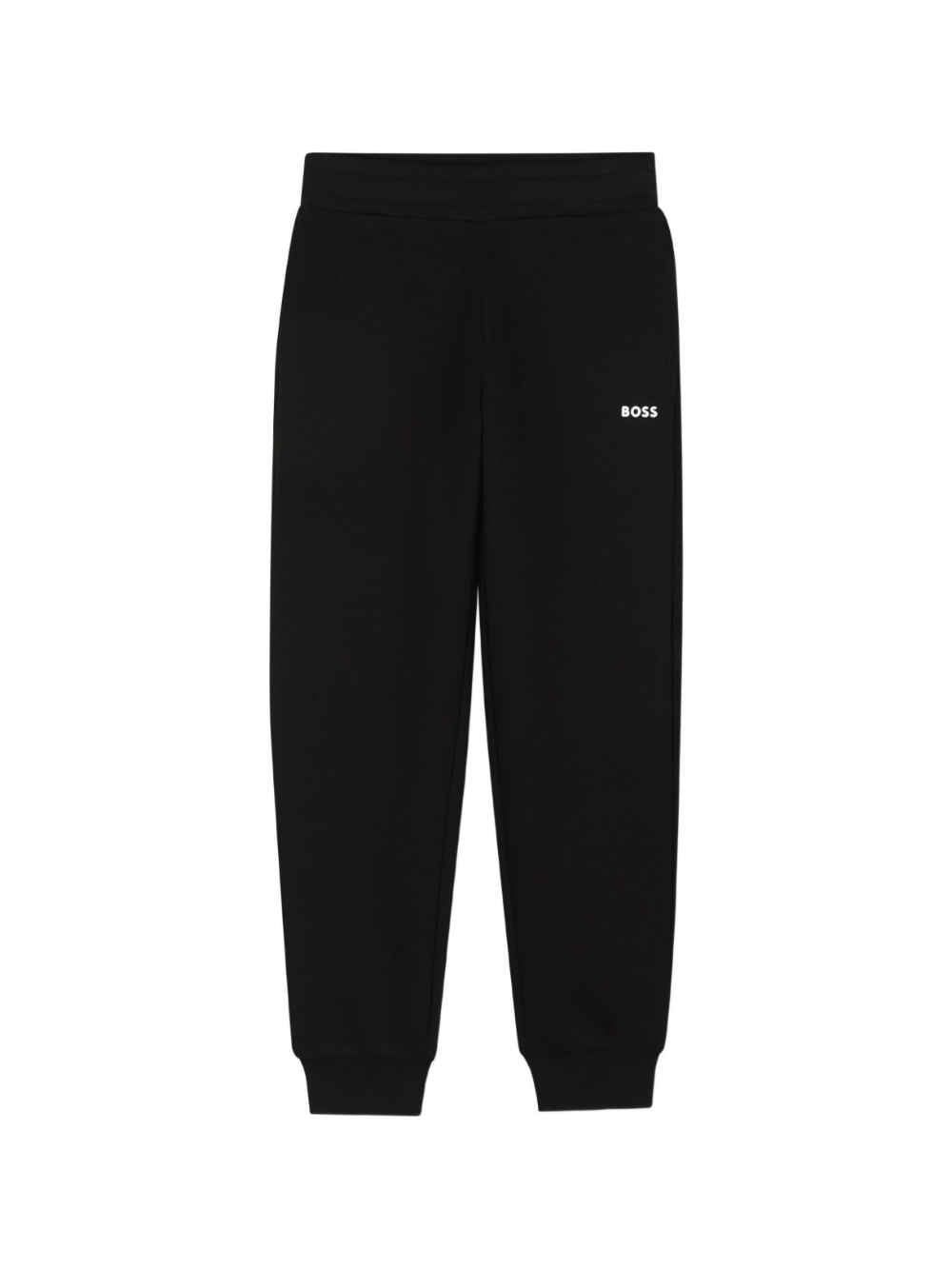 Pantaloni sportivi per bambino Boss kidswear neri con logo - Rubino Kids