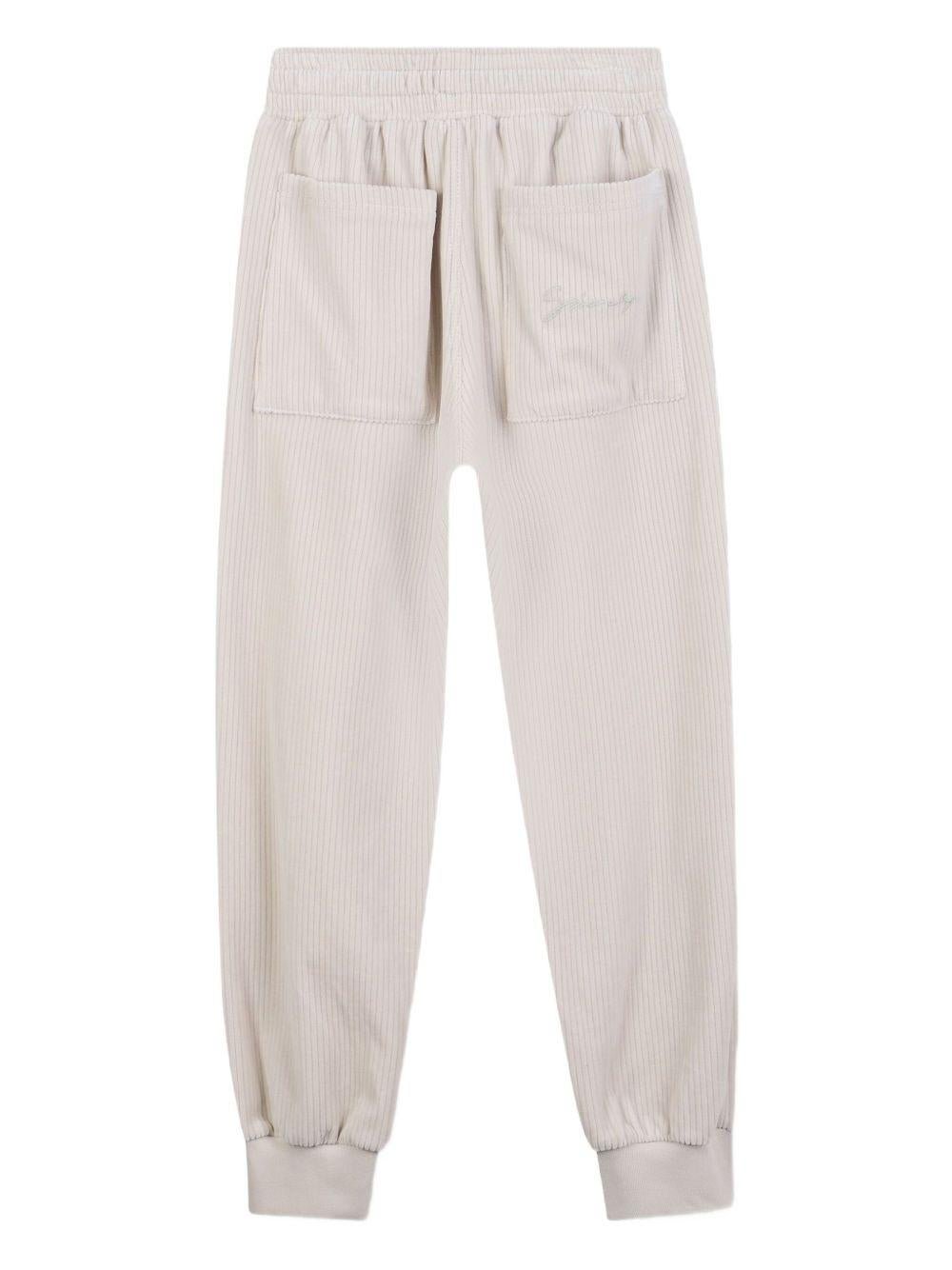 Pantaloni sportivi per bambino Givenchy Kids beige con vita elasticizzata - Rubino Kids
