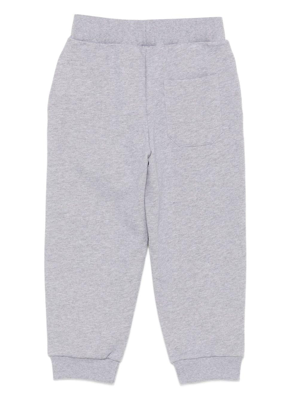 Pantaloni sportivi per bambino Missoni Kids grigio con dettaglio logo - Rubino Kids