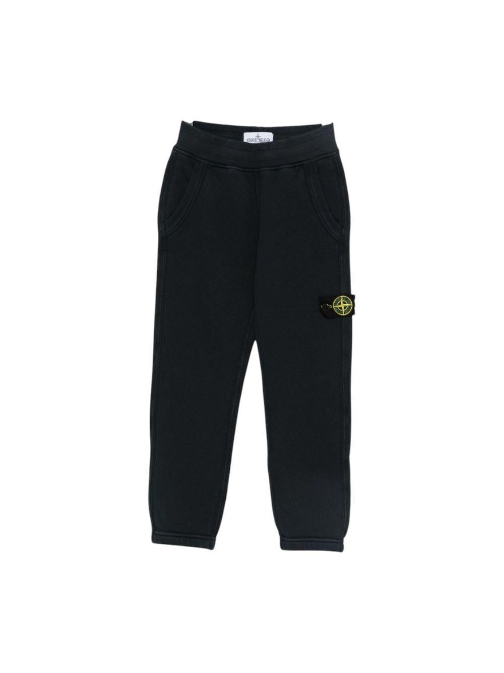 Pantaloni sportivi per bambino Stone Island Junior blu con motivo bussola - Rubino Kids