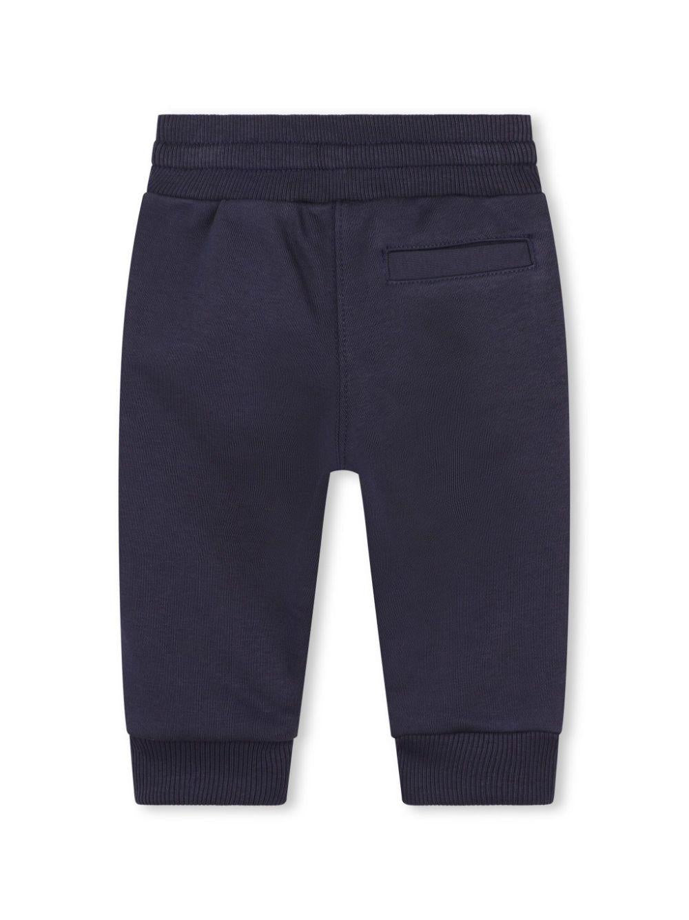 Pantaloni sportivi per neonati Givenchy Kids blu con motivo 4G con coulisse - Rubino Kids