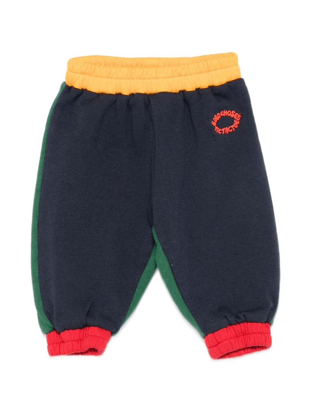Pantaloni sportivi per neonato Bobo Choses multicolore con logo ricamato - Rubino Kids