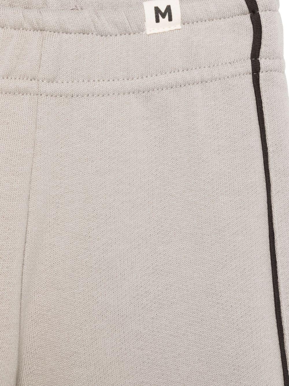 Pantaloni sportivi per neonato Mini Rodini grigio con applicazione con logo - Rubino Kids