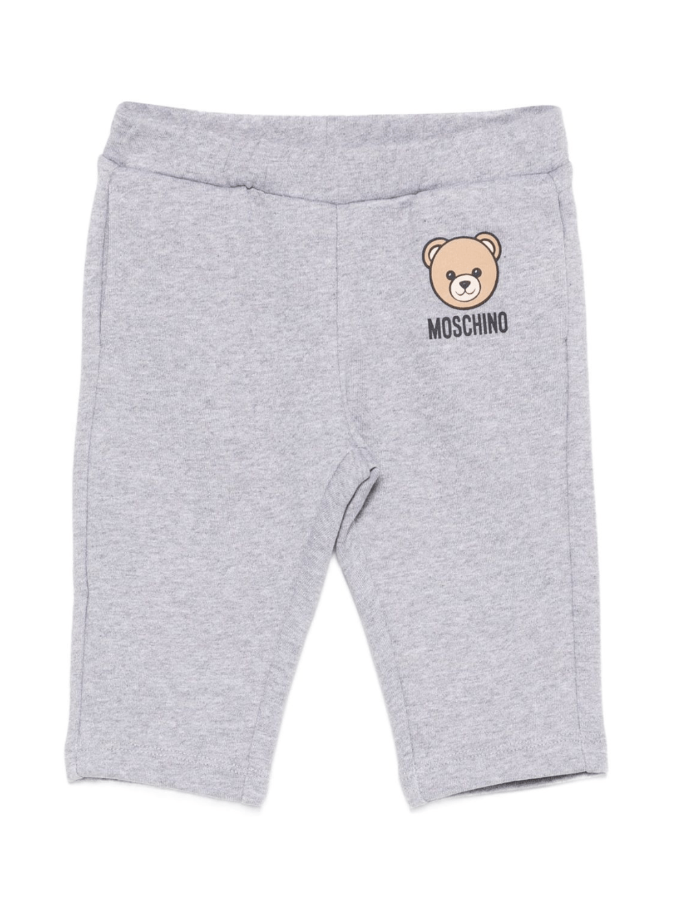 Pantaloni sportivi per neonato Moschino Kids grigio con stampa orsetto - Rubino Kids