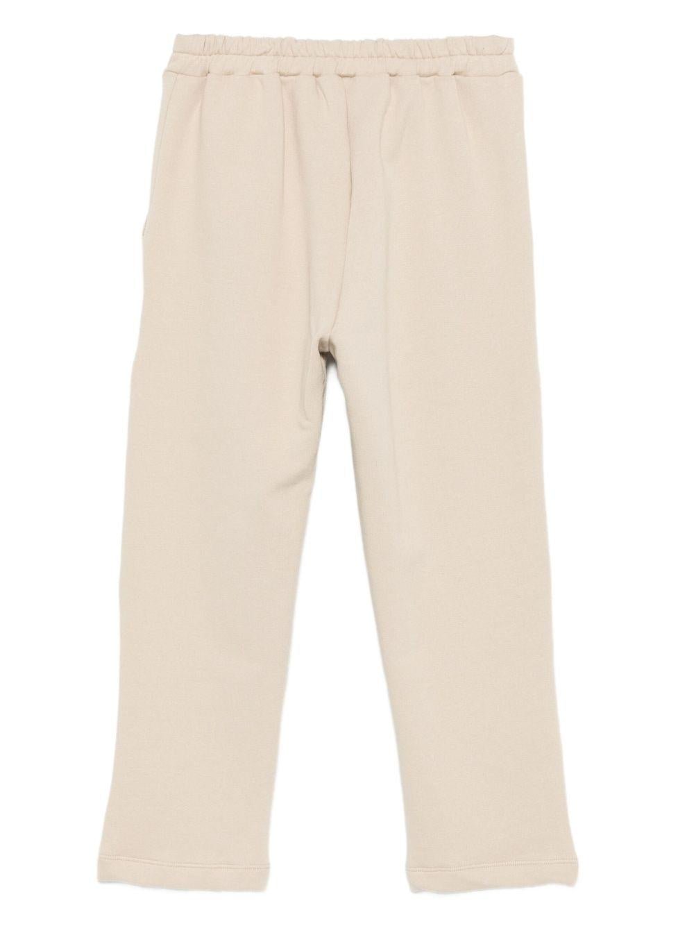 Pantaloni Trijn per bambino DONSJE beige con applicazioni sulle ginocchia - Rubino Kids
