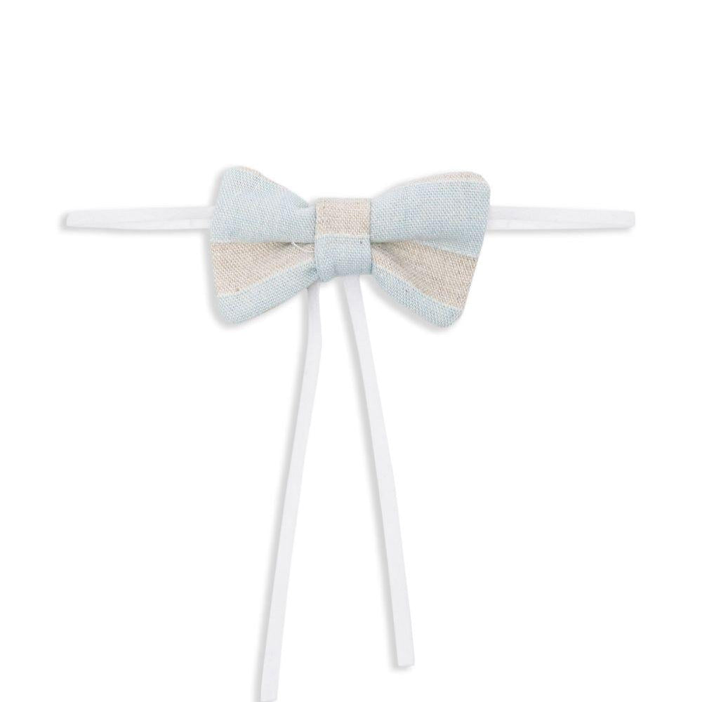 Papillon per neonato La Stupenderia grigio in lino - Rubino Kids