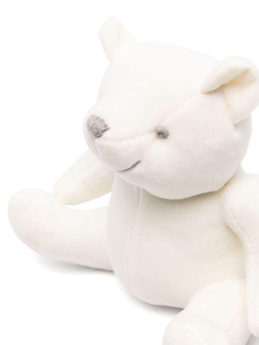 Peluche orso per neonati PaZ RODRIGUEZ bianco con motivo con ricamo - Rubino Kids