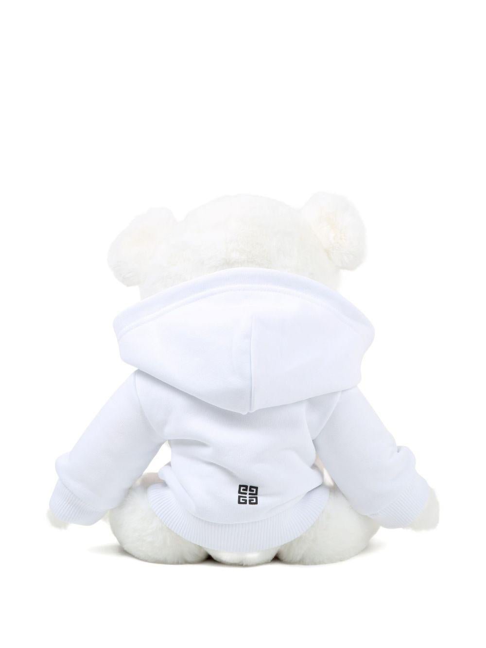 Peluche Teddy Bear per neonati Givenchy Kids bianco con dettaglio logo - Rubino Kids
