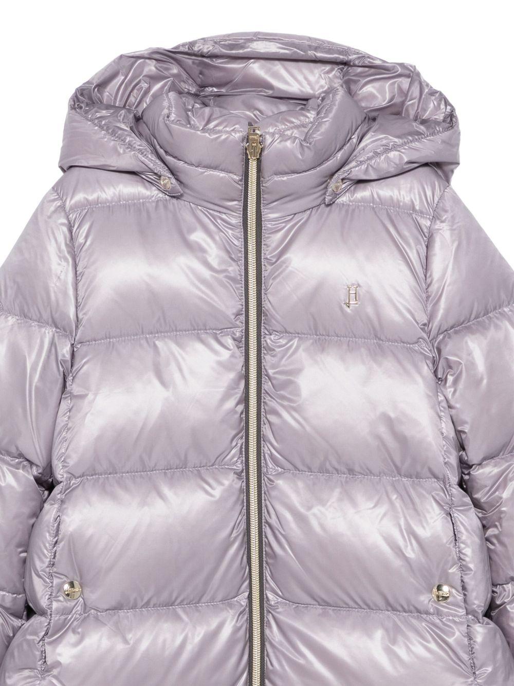 Piumino per bambina Herno Kids lilla con cappuccio - Rubino Kids