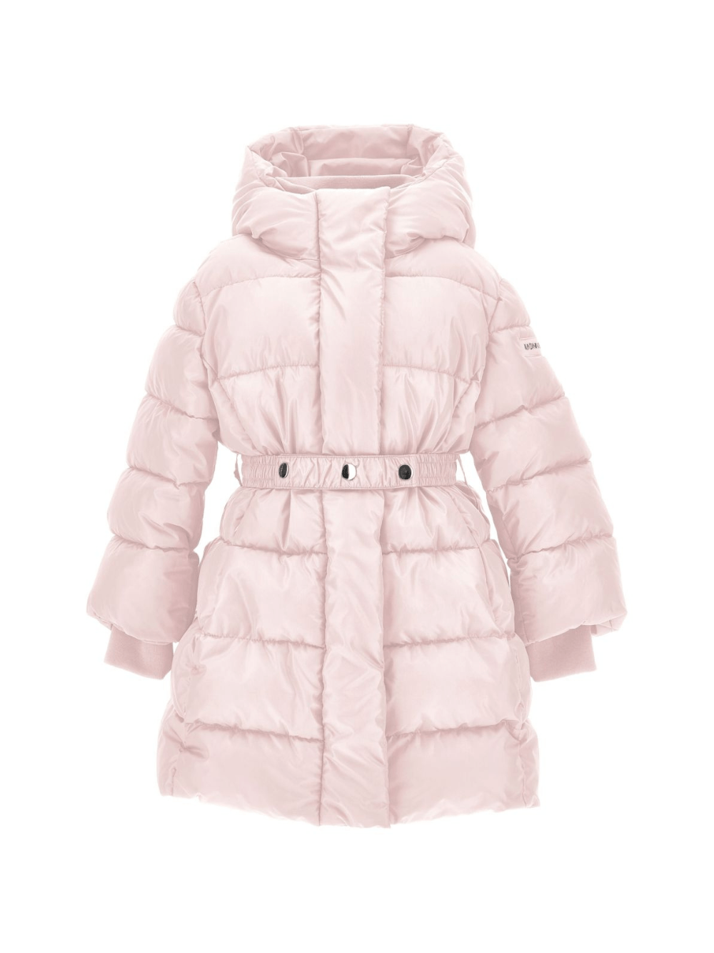 Piumino per bambina Monnalisa rosa con cappuccio - Rubino Kids