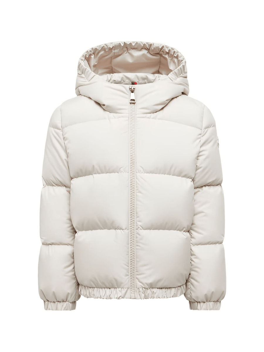 MONCLER フリースロンパース ホワイト MONCLER フリースロンパース